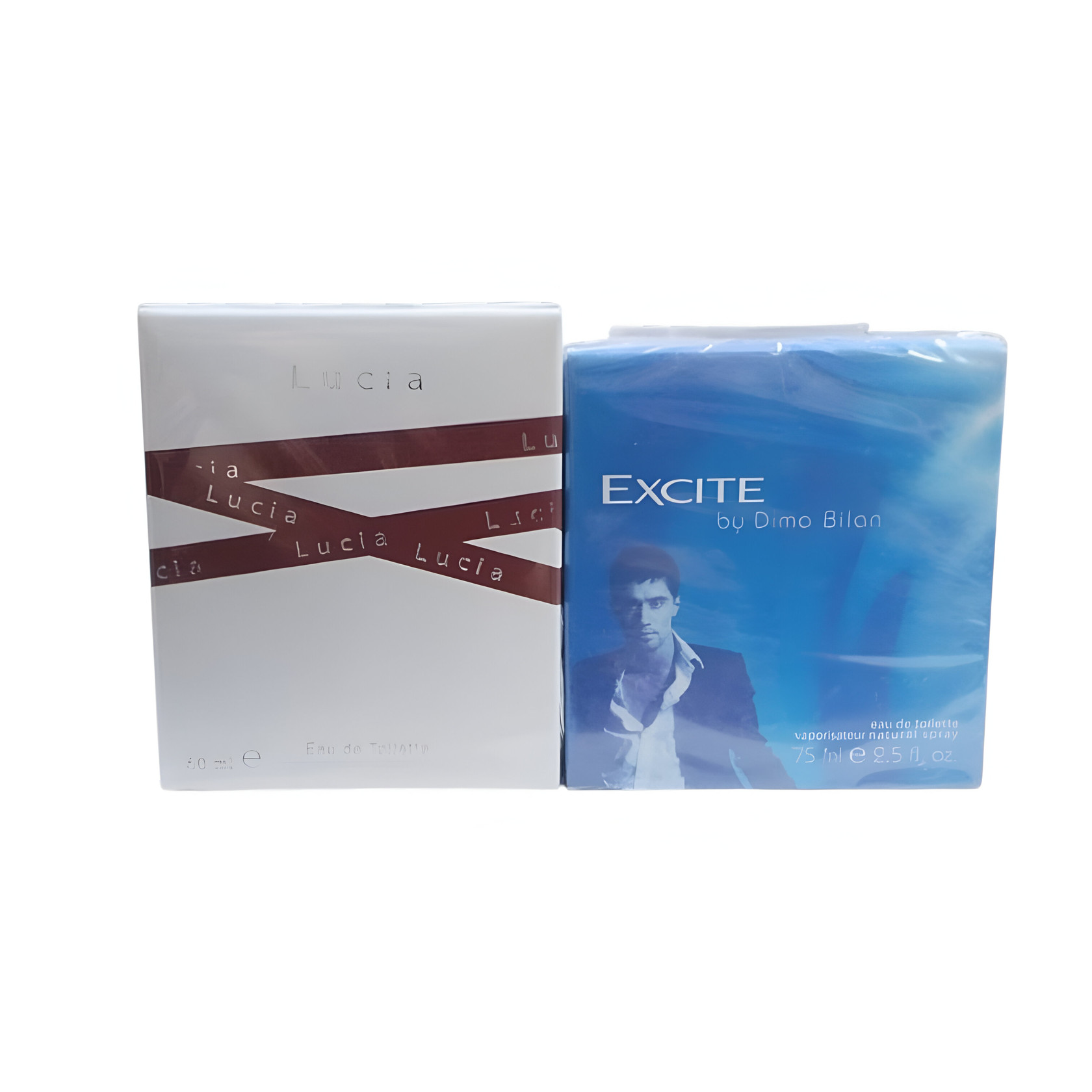 ətir dəsti (Excite by Dima Bilan kişilər üçün tualet suyu 100 ml + Lucia qadınlar üçün tualet suyu 50 ml)