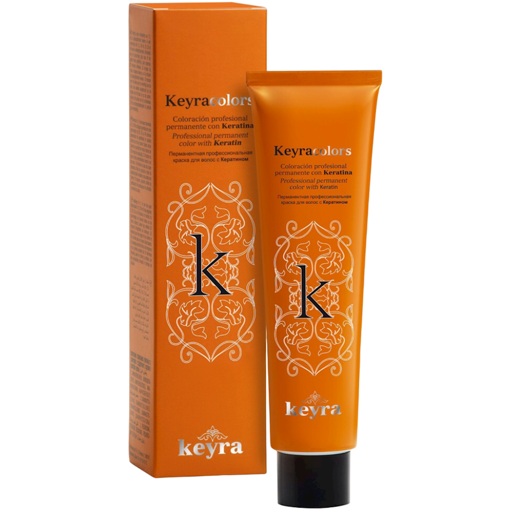 Permanent saç krem-boyası Keyra Cosmetics Colors 8.43 Golden Copper Light Blonde 100 ml