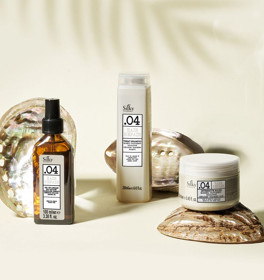 Saç üçün kosmetika dəsti Silky 04 Hair Repair (saç üçün şampun + saç üçün maska + saç üçün yağ)
