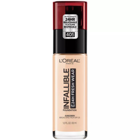 Üz üçün tonlaşdırıcı krem No Brand Infallible SPF25 №405, 30 ml